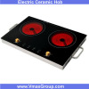 Double Electric Ceramic Hob Cooker
