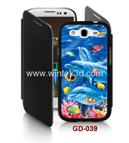 cetacean picture Samsung Galaxy Grand DUOS(i9082) 3d case with cover,pc case rubber coated with 3d picture