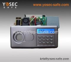 LCD display Electronic Hotel safe locks with knob and override lock