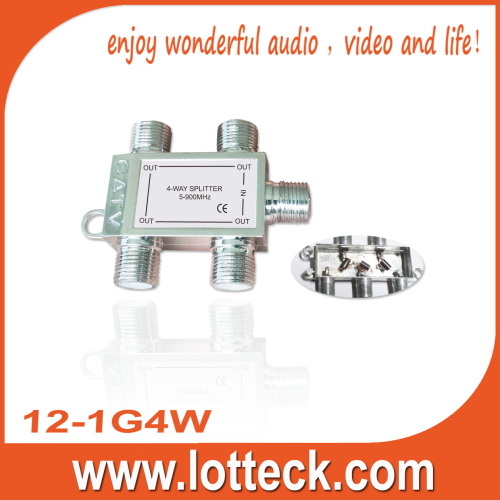 Lotteck CE approved 12-1G4W 4 way splitter