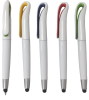 Promotional stylus ballpen with swan shape clip