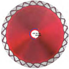 Diamond Nubby Turbo Blade, Hot Presssed Turbo Blade