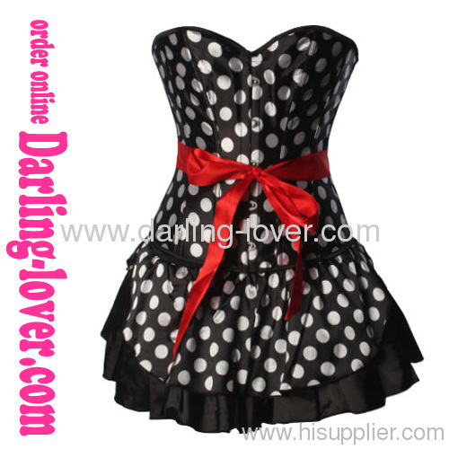 New Black Fashion Exclusive Corset With Dress