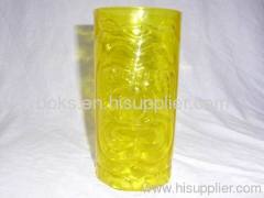 yellow eco-friendly plastic water cups
