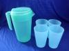 5packs plastic cold water bottle sets