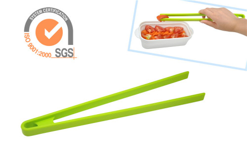 FDA 11.5inch Silicone kitchen Food Tongs in Green