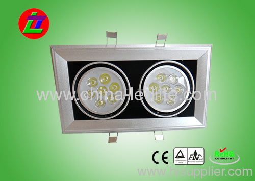 high power 2*1*1w grille lamp
