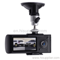 2.7'' Dual Lens VGA Car DVR with GPS&G-Sensor