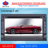 Universal 2 din car DVD player with 6.2&quot; TFT