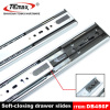 Full extension soft close drawer slides for furniture use