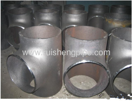 DIN 2615 butt welding pipe fittings equal tees Chinese manufacturer