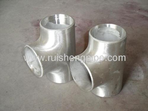 BS 1740-1 304L/316L/321/310S stainless steel pipe fittings equal /reducing tees