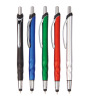 Promotional ballpen with UV barrel and stylus tip