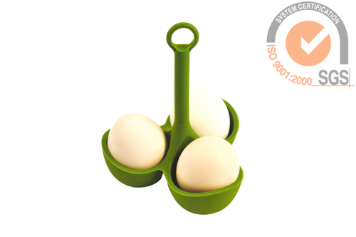 Silicone Egg Stander in Green