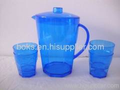 5packs blue plastic cold water sets