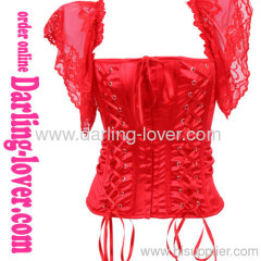 Red Sexy Lace-up Corset