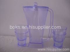 transparent 5packs plastic pitchers sets