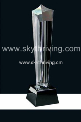 crystal award, business gift trophy