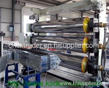 PE/PP/PVC plastic construction board production line