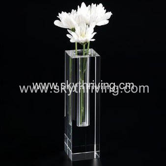 small mini crystal vase flower