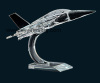 crystal airplane, crystal airplane model