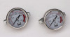 back connector 50mm dial pressure gauge