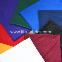 Poly micro bird eyes sport fabric or dye fabrics