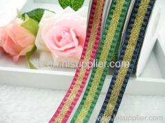 colorful metalic package ribbon