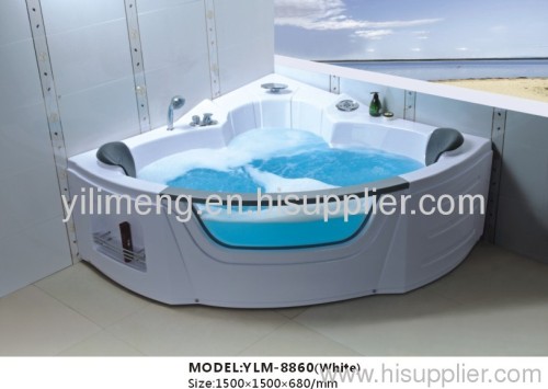 White ABS Massage Bathtub