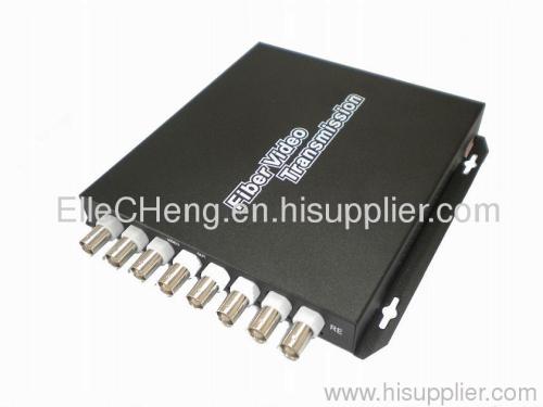 8channel analog video to fiber converter