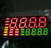 Custom made Eight-Digit 0.75&quot; & 0.43&quot; Red/Green/Yellow 7 Segment LED Display For Temperature indicators