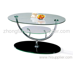 Tempered glass coffee table