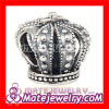 Wholesale european Antique 925 Sterling Silver Royal Crown Charm Beads