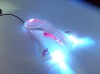 Mini airplane wired optical gift led mouse