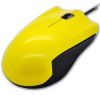 3 buttons shining yellow trackball wired usb standard mouse