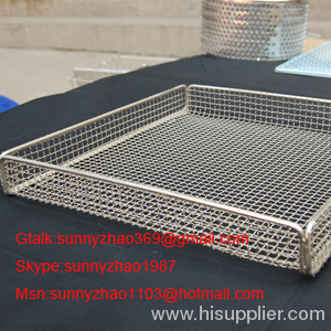 medical storage wire basket/medical waste basket