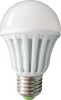 5.5W MCOB LED Bulb E27 R60, aluminum plastic housing