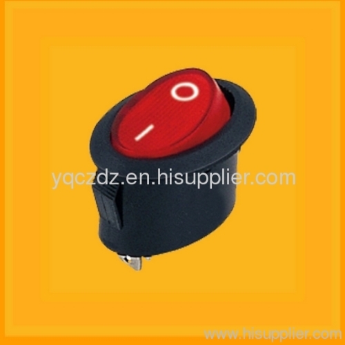 on-off oval rocker switch