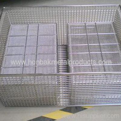 316L medical disinfection basket/Medical Sterilization Basket