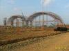 C & Z Purlins Long Span Steel Structures , Steel Frame Buildings