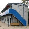 Double Storey Prefabricated Steel Houses with Corrugated Steel Sheet
