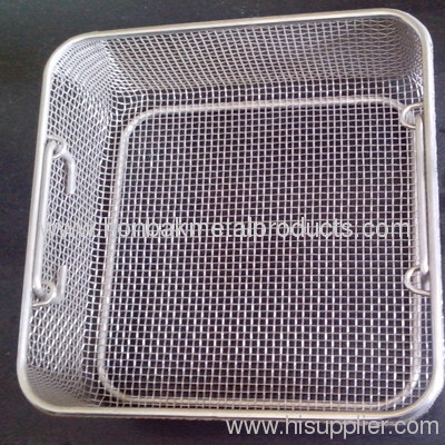 (factory)wire mesh basket for medical sterilization