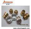 brass turned micro parts zinc clear chromate finish