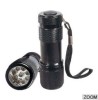 9LED Mini LED Flashlight with Red Tail Emergency Flasher