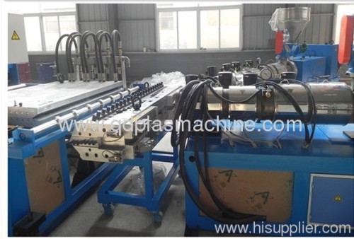 UPVC roof corrugated sheet title production line