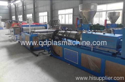 PVC roofing corrugated sheet tiles extrusion machine (SJSZ80;SJSZ65)