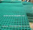 Heavy gauge PVC Coated Wire Mesh , green / white / yellow , oxidation - resisting