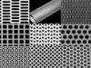 Square Hole Galvanized Perforated Metal Mesh , aluminum