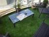 W shape green Commercial Artificial Grass grass lawns / fake lawn grass