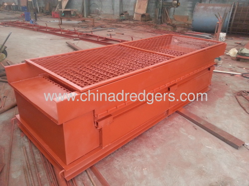 Benefication alluvial gold separating machine
